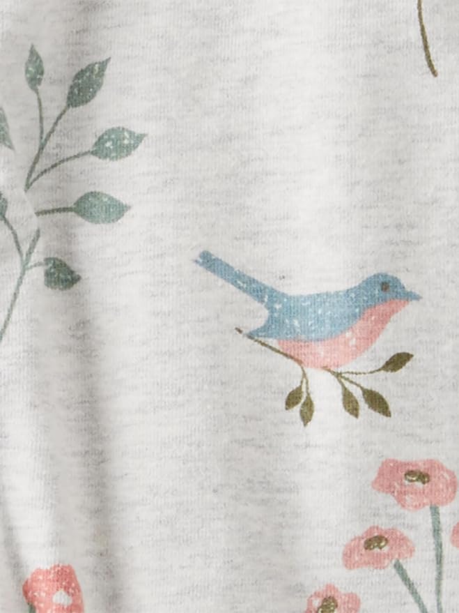 little planet by carter's Baby Girl Organic Cotton Sleep & Play Pajama