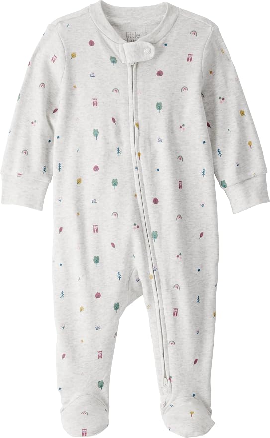 little planet by carter's Baby Girl Organic Cotton Sleep & Play Pajama