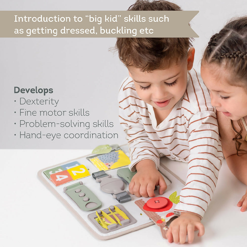Taf Toys Activity Buckles Board