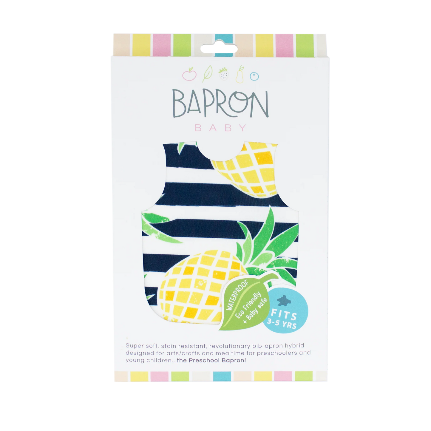 Summer Stripes - Pineapple Bapron