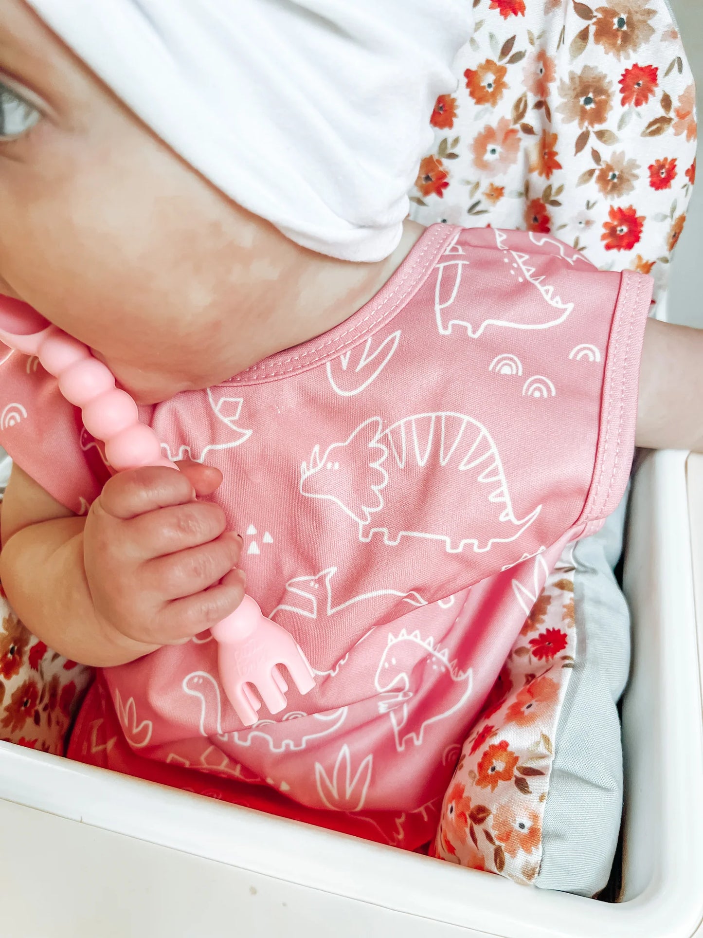 Dino Friends Blush Bapron