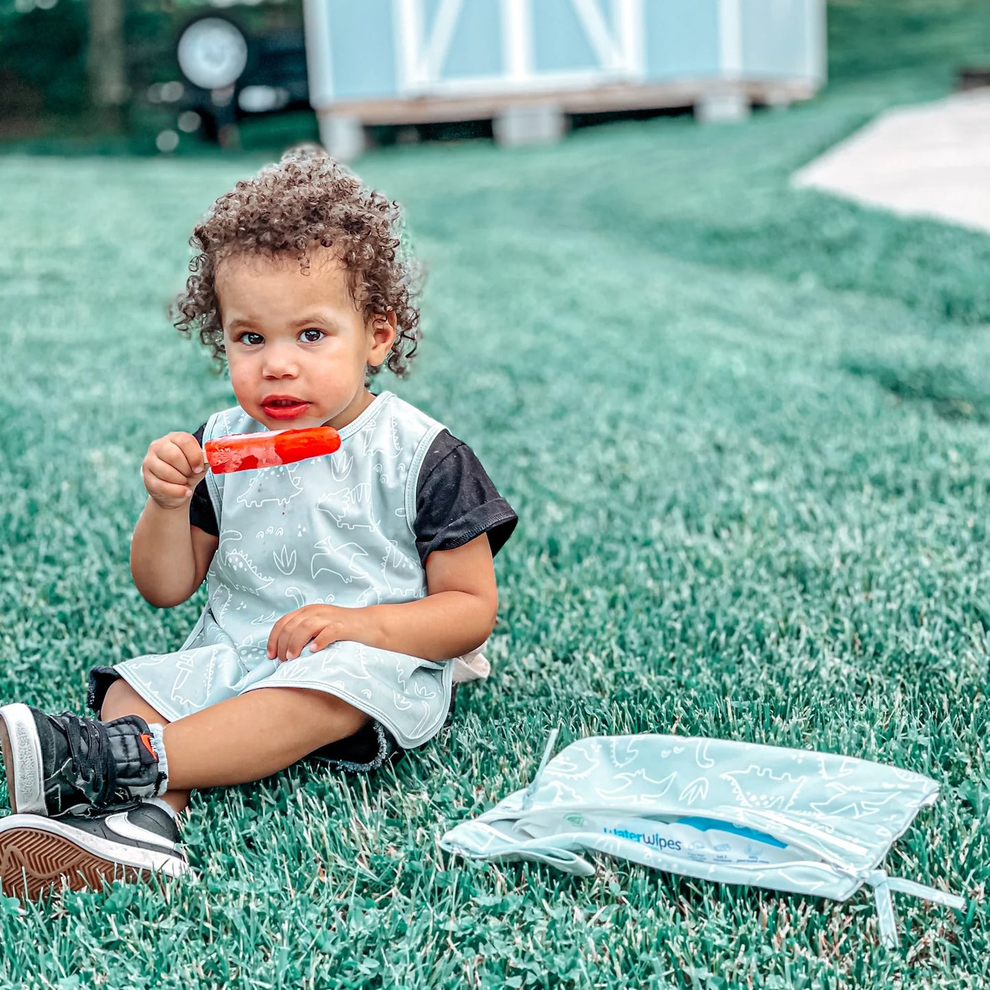 Dino Friends Sage Bapron