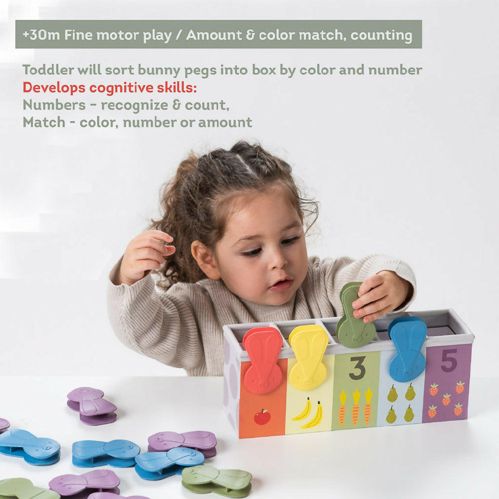 Taf Toys Bunny School Match & Count Toy