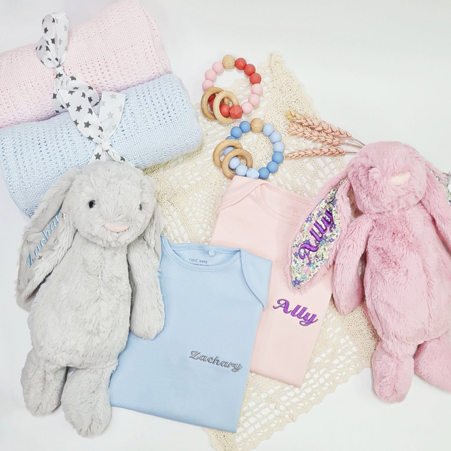 Jellycat Bunny Luxe Comfort Gift Set