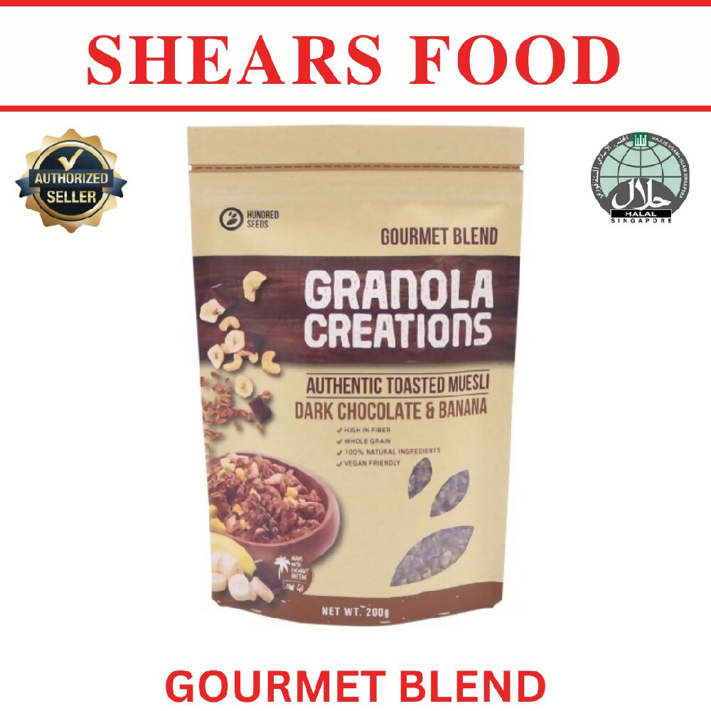 Hundred Seeds Granola Creation Ideal Mixed Cereals for Breakfast 200gms by Shears