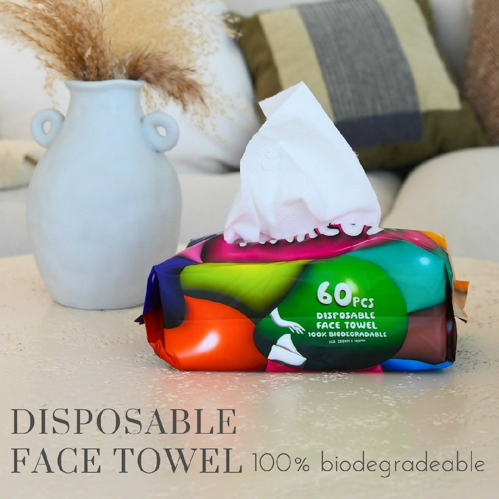 Marcus & Marcus Disposable Face Towel 100% Biodegradable (Wet or Dry)