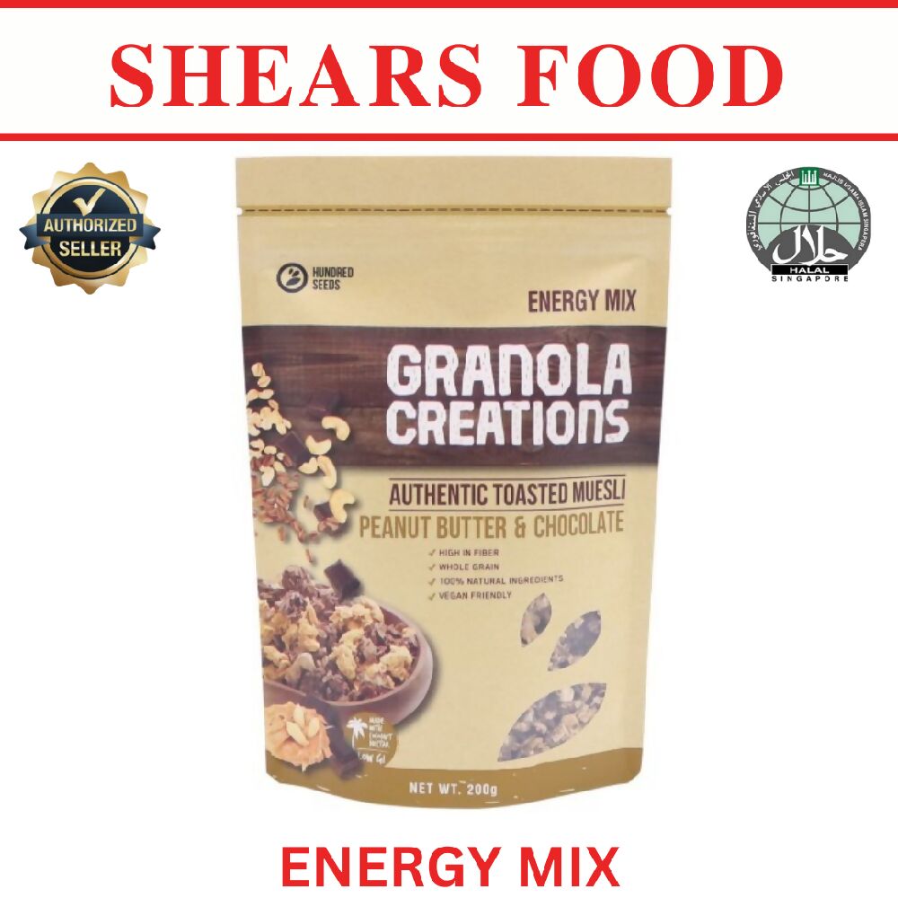 Hundred Seeds Granola Creation Ideal Mixed Cereals for Breakfast 200gms by Shears