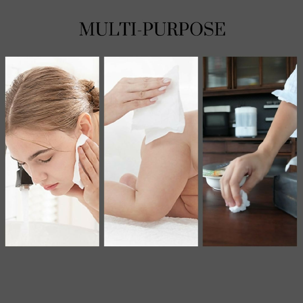 Marcus & Marcus Disposable Face Towel 100% Biodegradable (Wet or Dry)