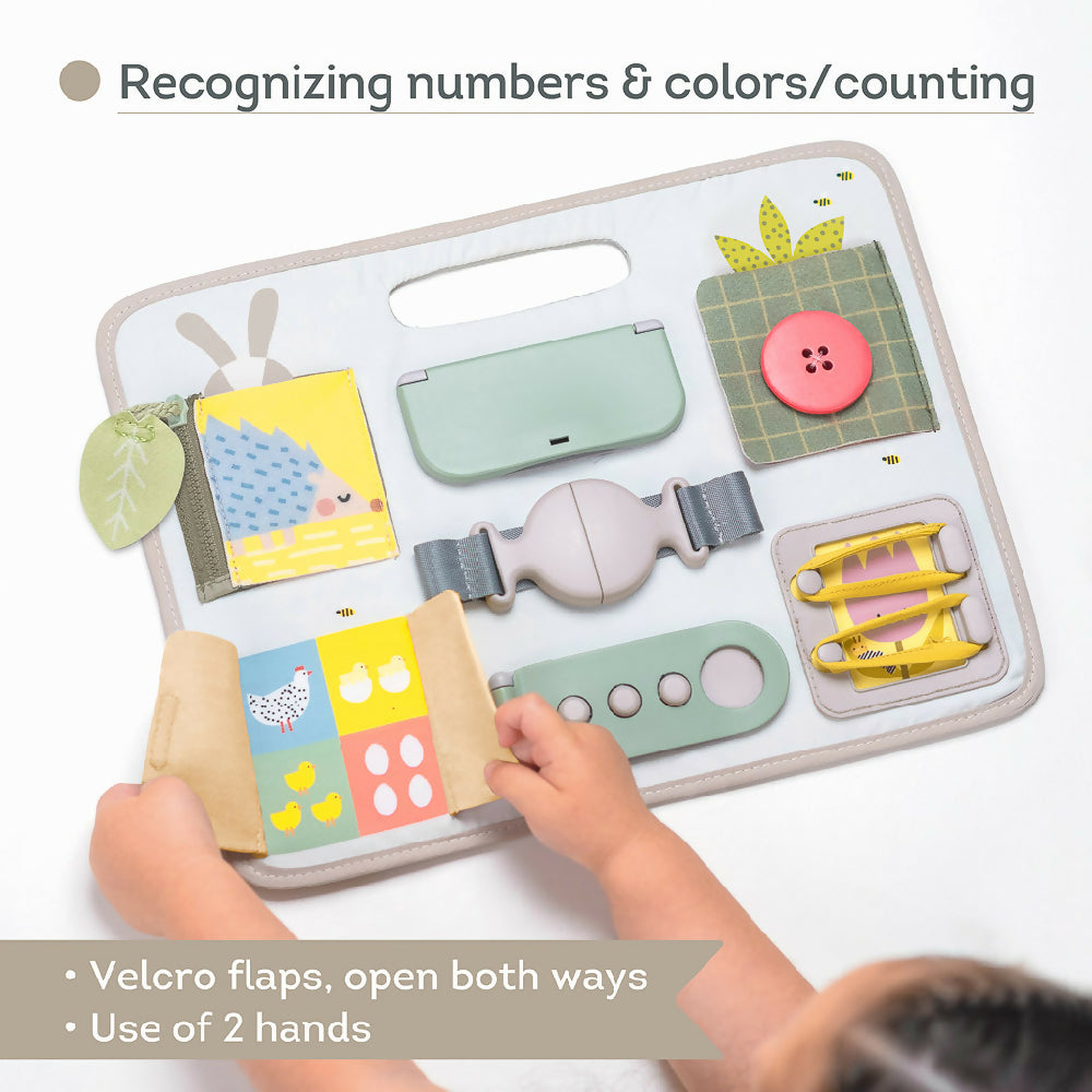Taf Toys Activity Buckles Board