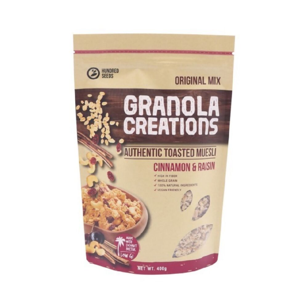 Hundred Seeds Granola Creation Ideal Mixed Cereals for Breakfast 400gms by Shears