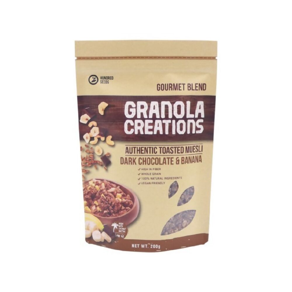 Hundred Seeds Granola Creation Ideal Mixed Cereals for Breakfast 200gms by Shears