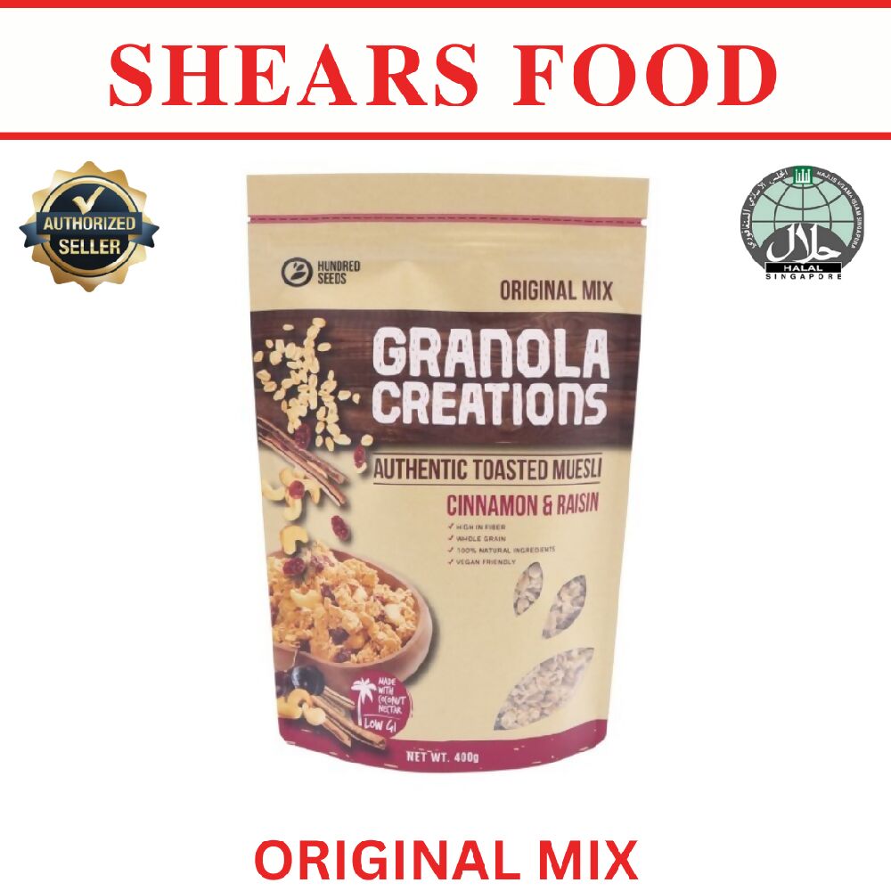 Hundred Seeds Granola Creation Ideal Mixed Cereals for Breakfast 400gms by Shears