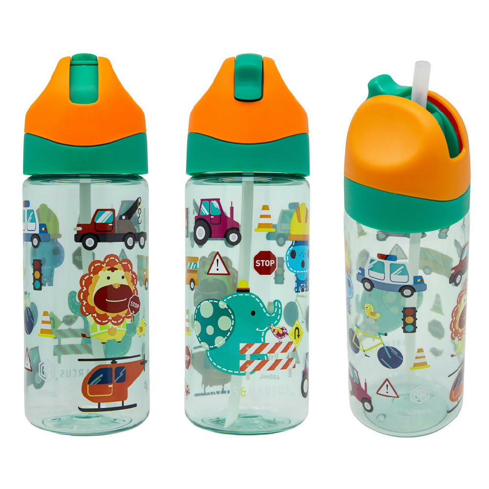 Marcus & Marcus Antibacterial Tritan Straw Bottle