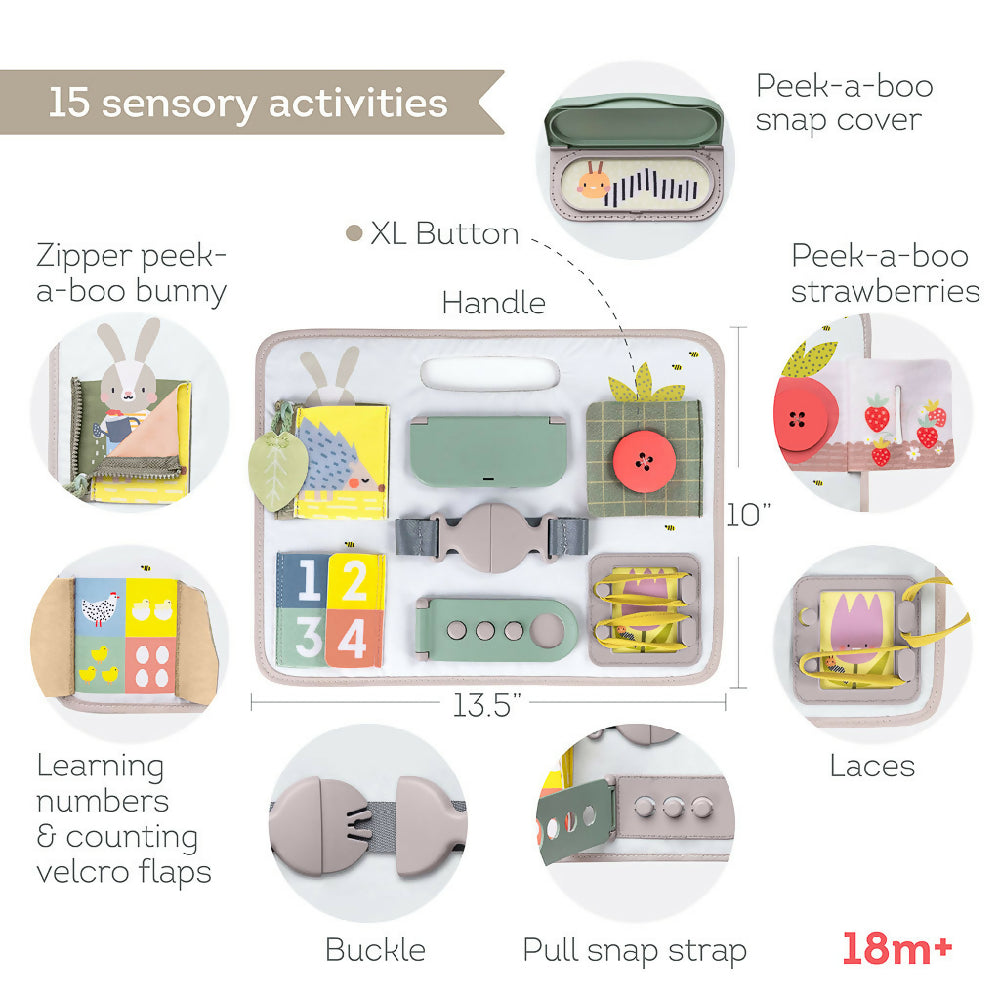Taf Toys Activity Buckles Board