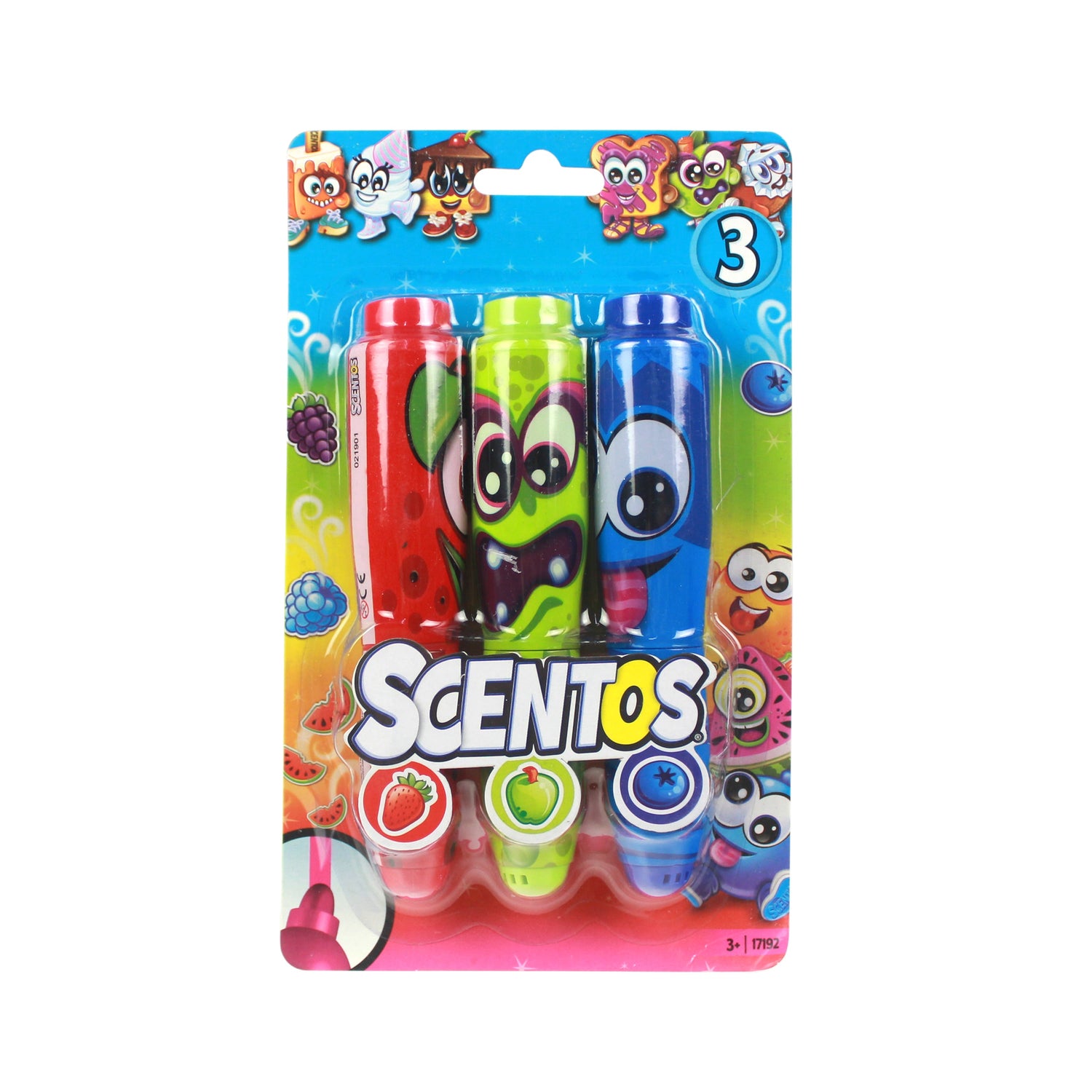 Scentos scented bullet tip marker 3 pack - WERONE