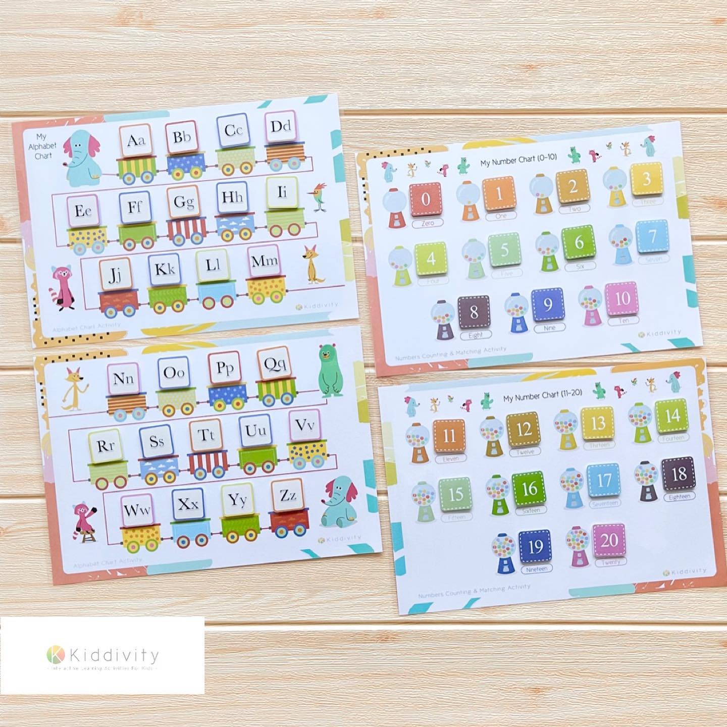 Alphabet & Number Chart