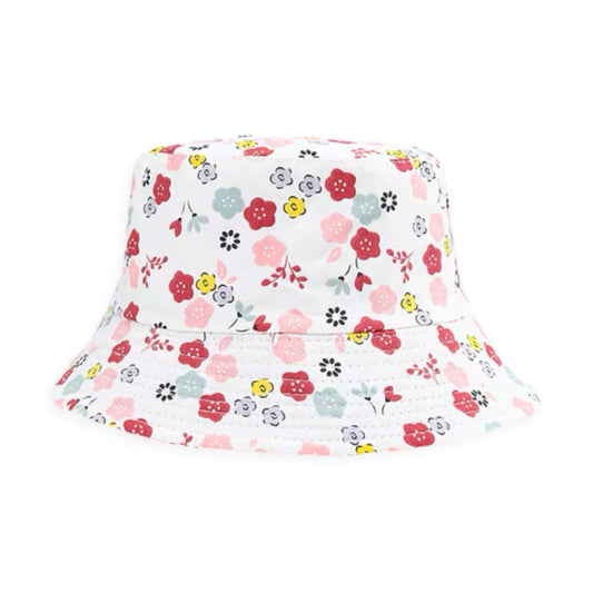 Red Blossom Breeze Floral Bucket Hat (2-5 years)
