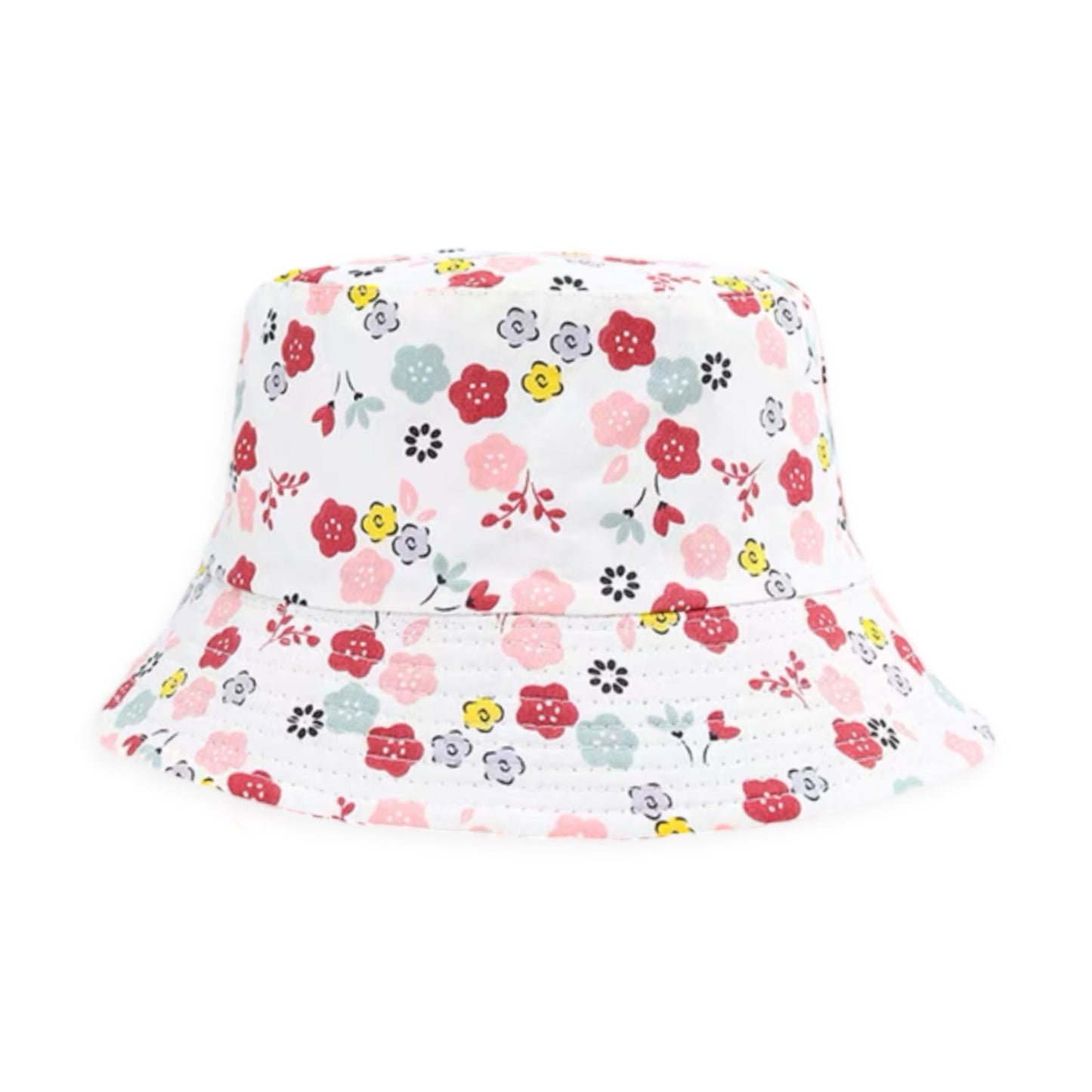 Red Blossom Breeze Floral Bucket Hat (2-5 years)