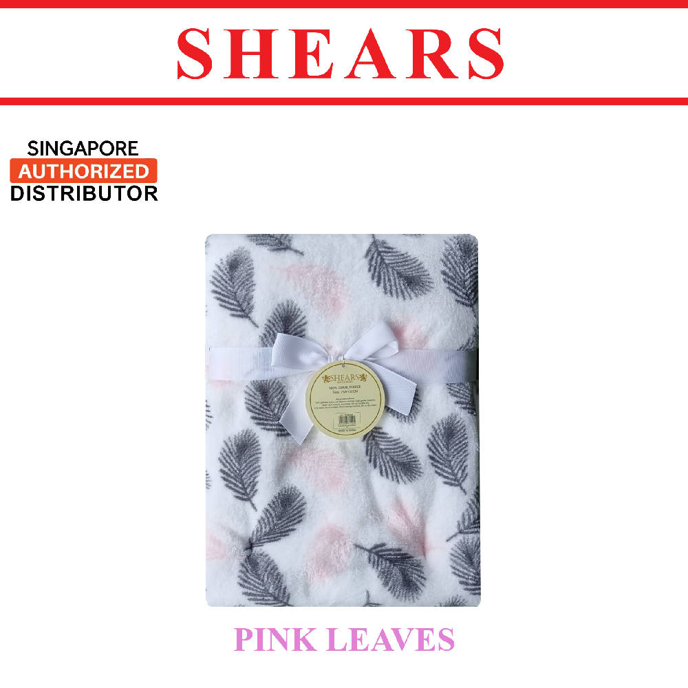 Shears Blanket Comfy Soft Blanket Leaf - WERONE