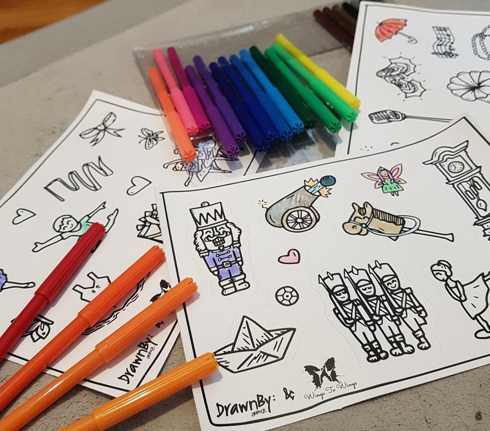 Colouring Stickers (Dance Set of 3) - WERONE