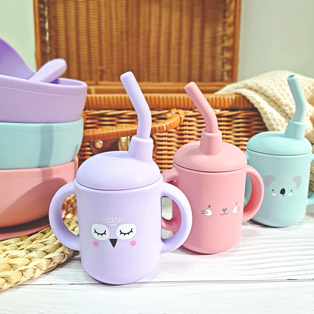 Animal Buddy Silicone Feeding Gift Set - Mr. Bear