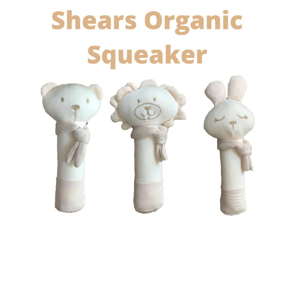 Shears Organic Squeaker Leo the Lion SOGSL - WERONE