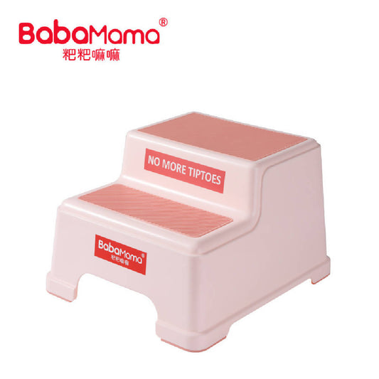 Shears Kids Step Stool Double Anti-slip Mat - Pink - WERONE