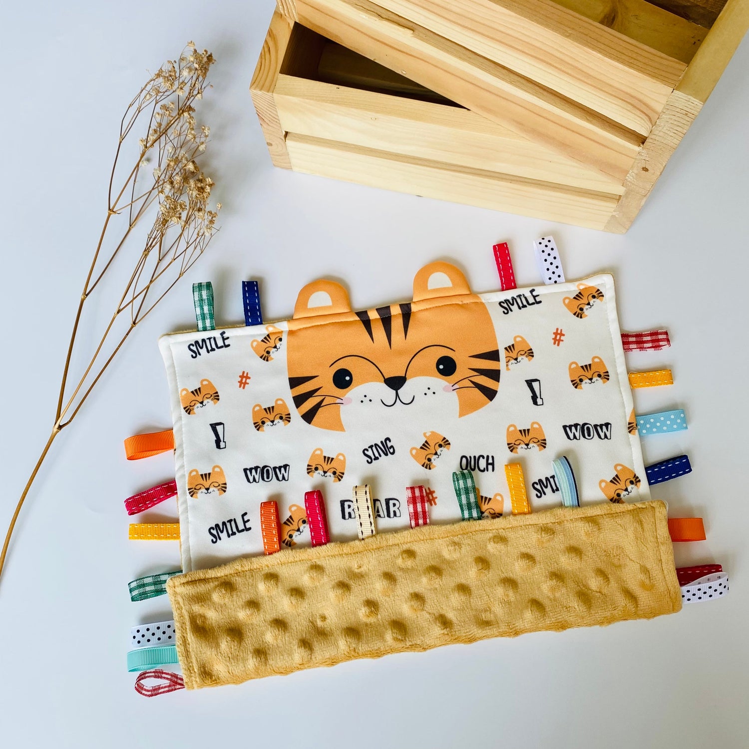 Taggie Blanket - Theo the Tiger - WERONE