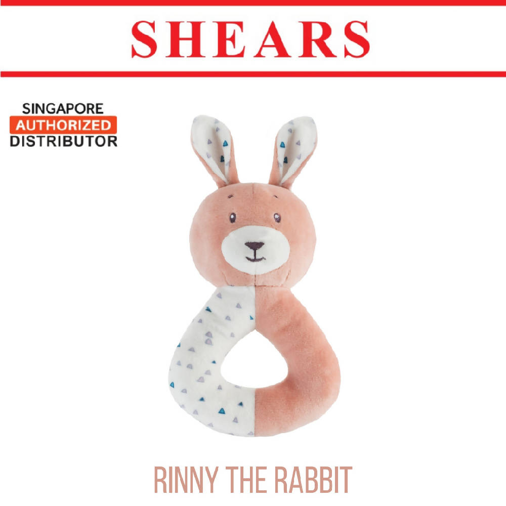 Shears Ring Rattle Baby Toys Toddle Care A Gift of Love - Rinny The Rabbit - WERONE