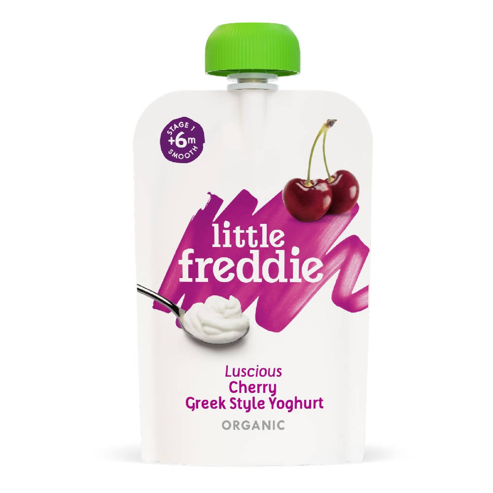 Little Freddie Luscious Cherry Greek Style Yoghurt 100g - WERONE