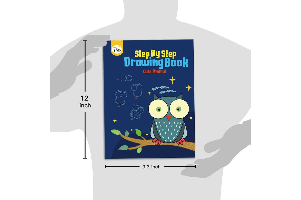 Jar Melo - Step by Step Drawing Book - Cute Animals - WERONE