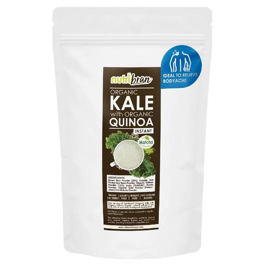 NutriBran Organic Kale with Organic Quinoa Instant Powder (with Matcha) - 300g - WERONE