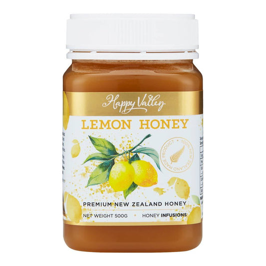 Happy Valley Premium New Zealand Manuka Lemon Honey (500g) - WERONE