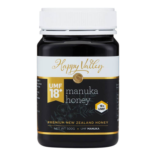 Happy Valley Premium New Zealand Manuka Honey UMF 18+ (500g) - WERONE