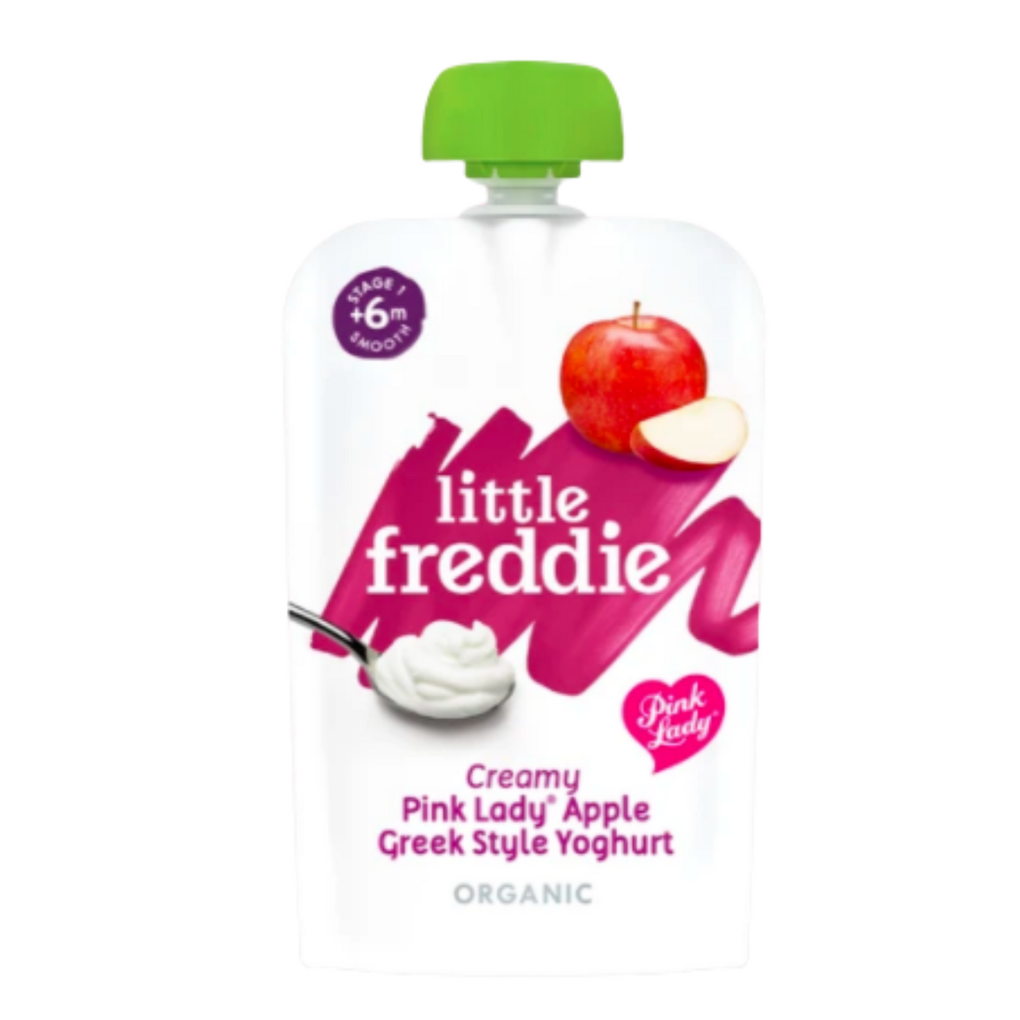 Little Freddie Creamy Pink Lady® Apple Greek Style Yoghurt 100g - WERONE