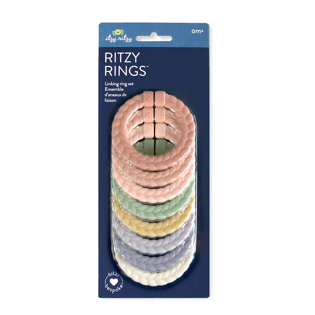 Itzy Ritzy Linking Ring Set - Pastel - WERONE