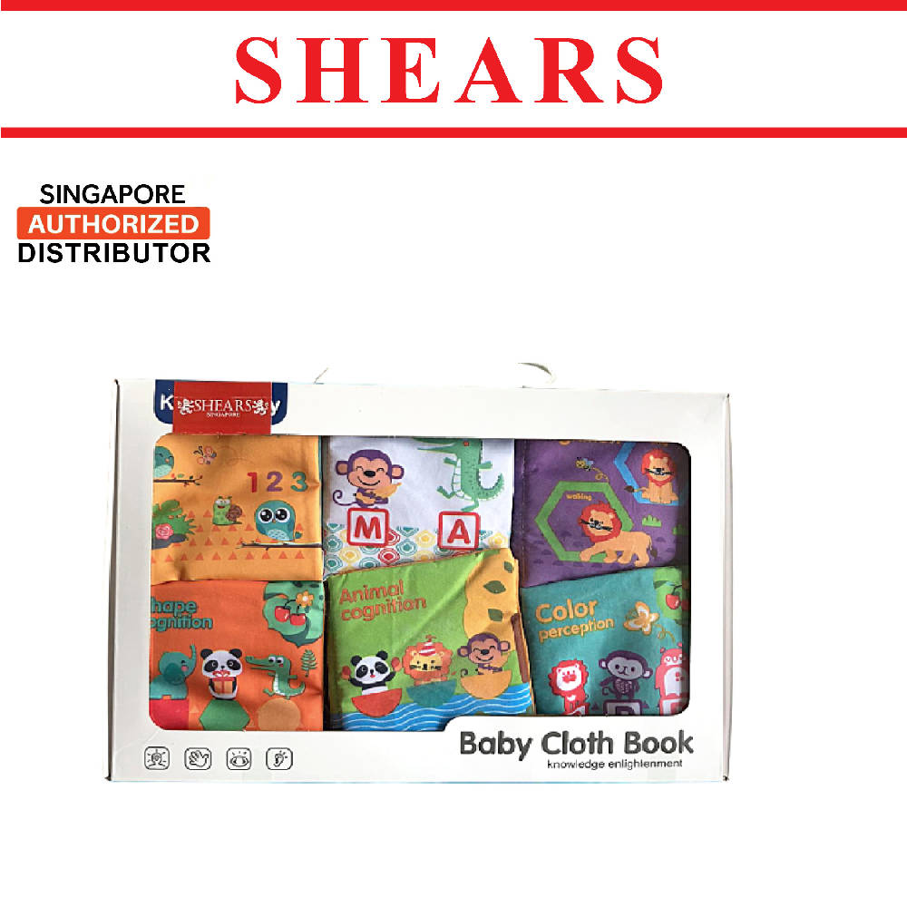 Shears Baby Cloth Book 6 IN 1 Cloth Book SBYB7268 - WERONE