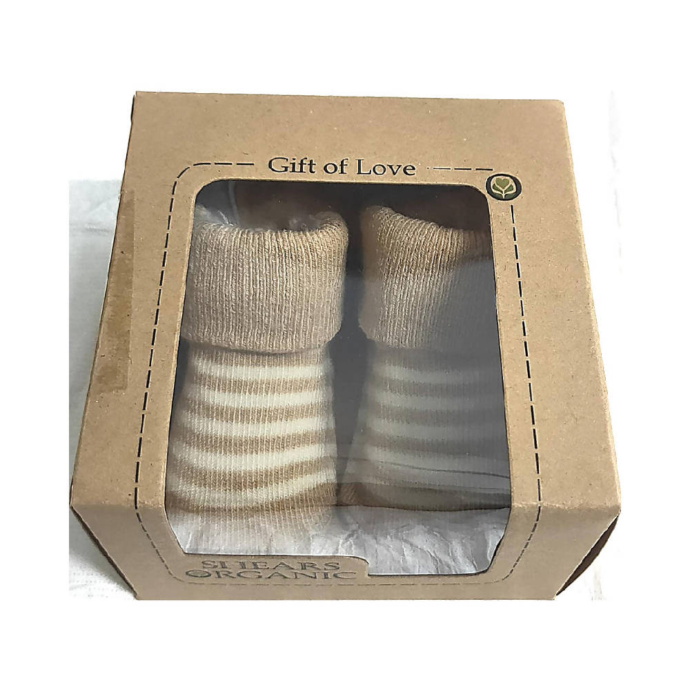 Shears New Born Socks Organic Baby Socks Stripe SOGSOCKST - WERONE