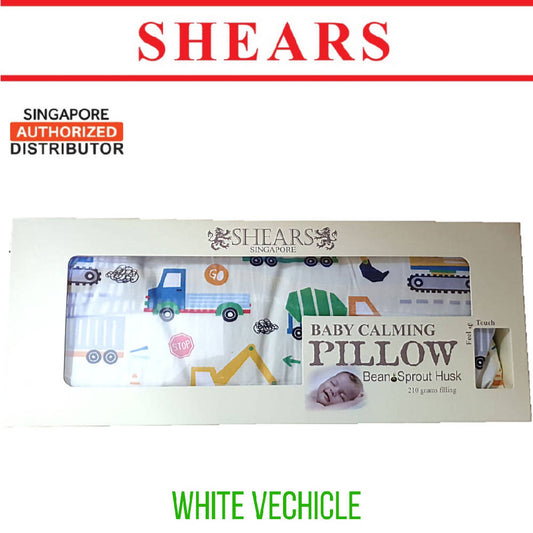 Shears Beanie Pillow Baby Claming Pillow White Vehicle - WERONE