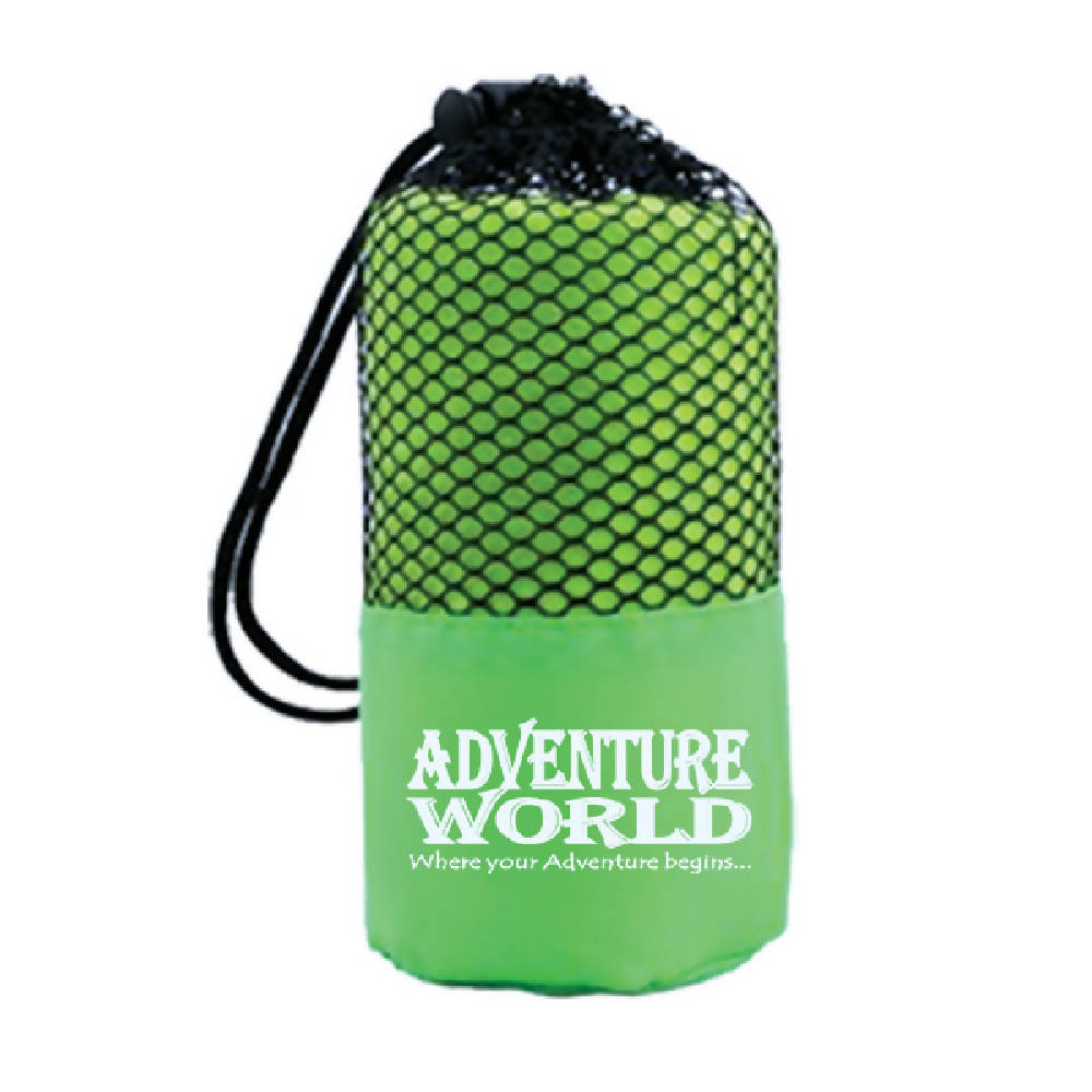 Adventure World Microfibre Bath Towel (Green) - WERONE