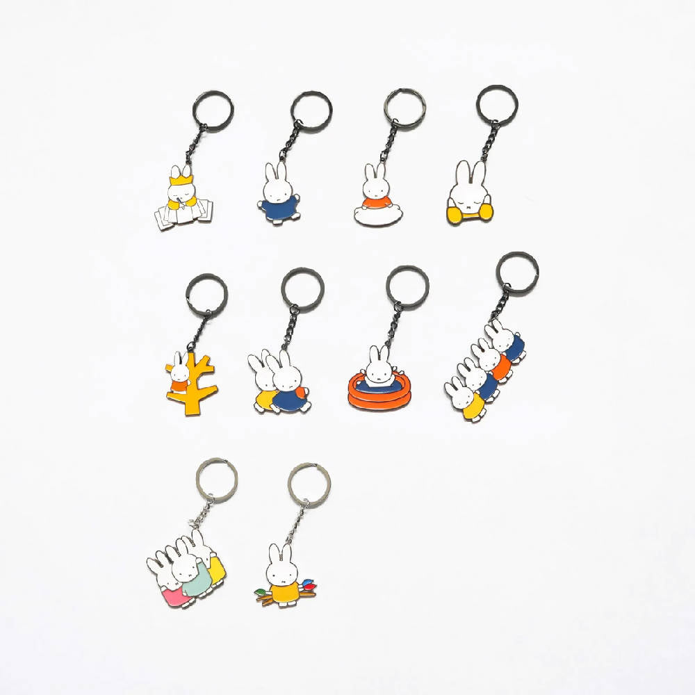 Miffy Enamel Keychain - Brushes - WERONE