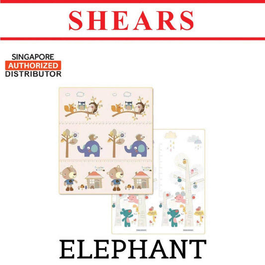 Shears Baby Playmat Foldable Mat XPE Soft Floor Mat ELEPHANT 150CMX200CMX1.5CM - WERONE