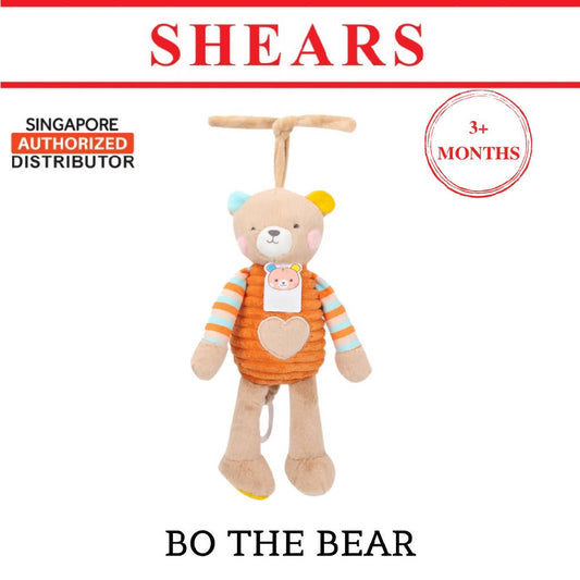 Shears Baby Toy Toddler Soft Toy Musical PullString BO THE BEAR - WERONE