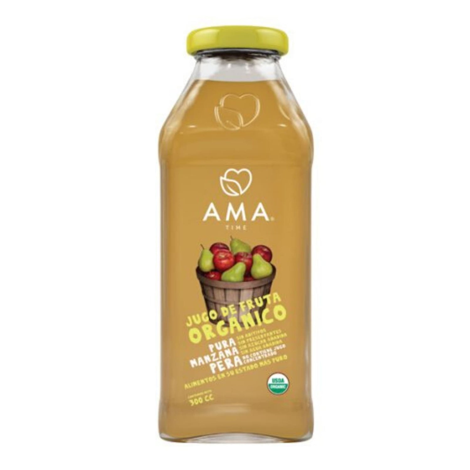 AMA Time Organic Pear and Apple Juice 300ml - WERONE