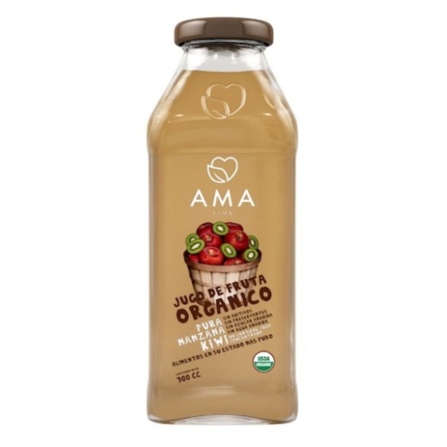 AMA Time Organic Kiwi and Apple Juice 300ml - WERONE