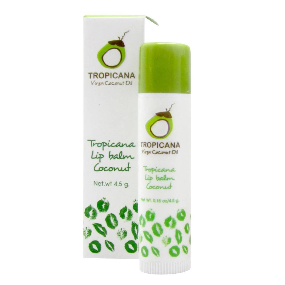 Tropicana Organic Cold Pressed (Application) -Lip Balm Stick  Coconut - 4.5gm. - WERONE