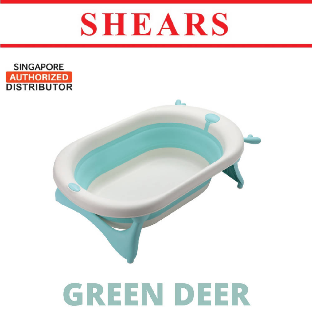 Shears Premium Foldable Bath Tub by BabaMama SFBT6009 GREEN - WERONE