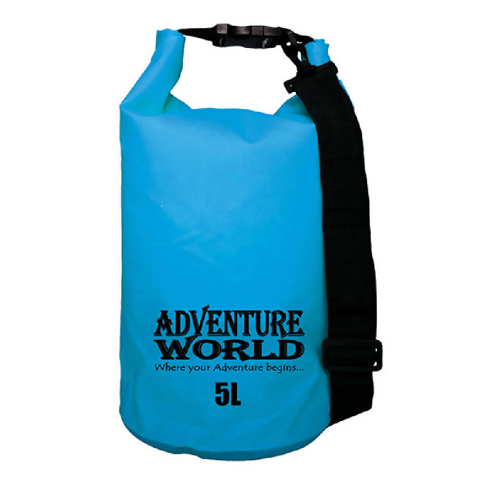 Adventure World 5L Waterproof Dry Bag (Light Blue) - WERONE