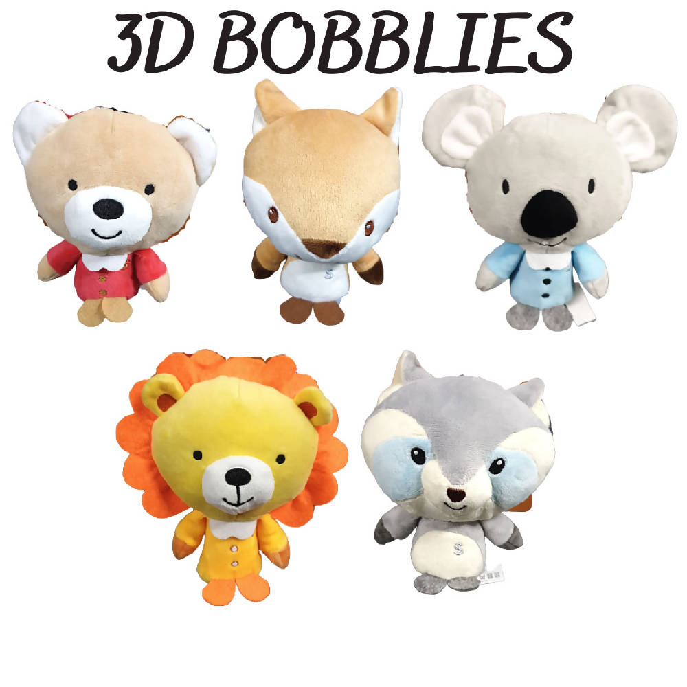 Shears Bobblies 3D Bobblies Baby Toy Browni the Bear SBBB-3D - WERONE