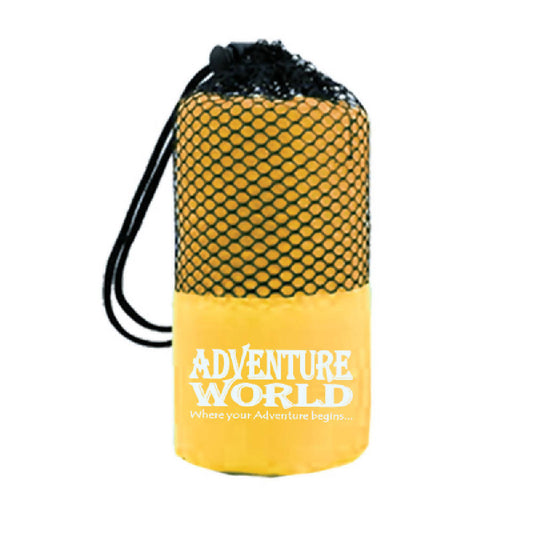 Adventure World Microfibre Bath Towel (Yellow) - WERONE